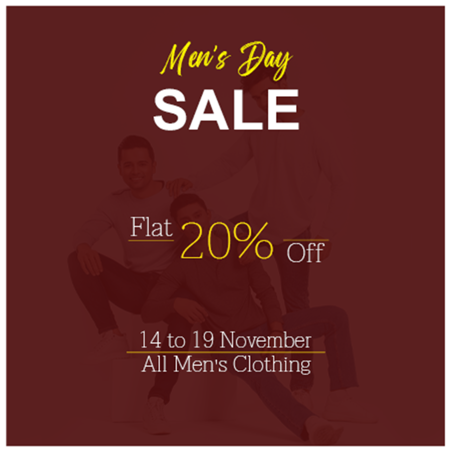 Men's Day sale